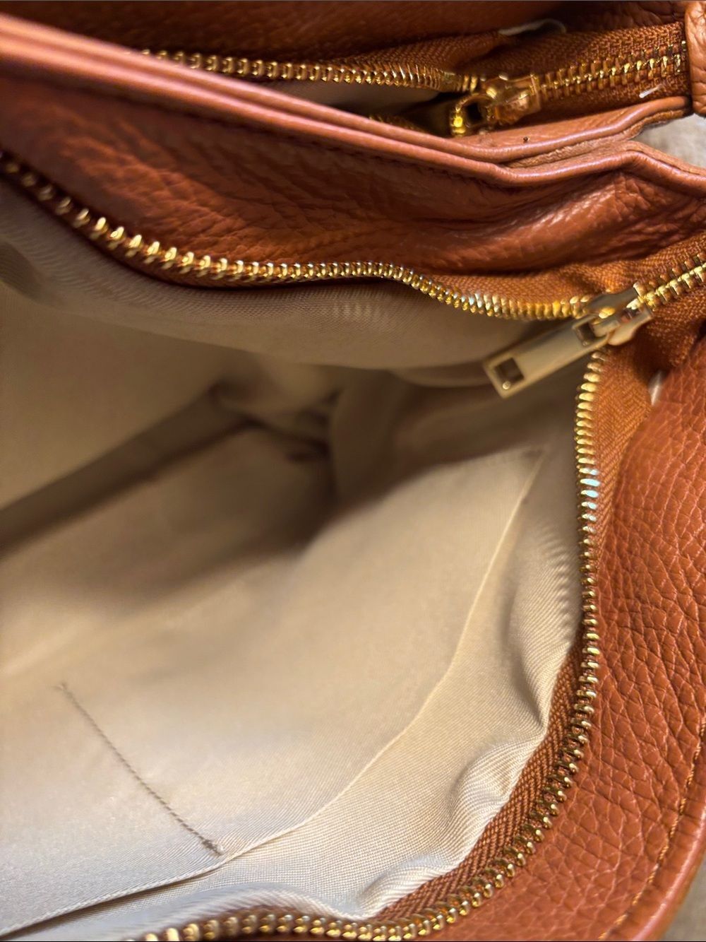 Cheval 100% Genuine Pebbled Leather Crossbody Bag in Brown - Picture 13 of 16